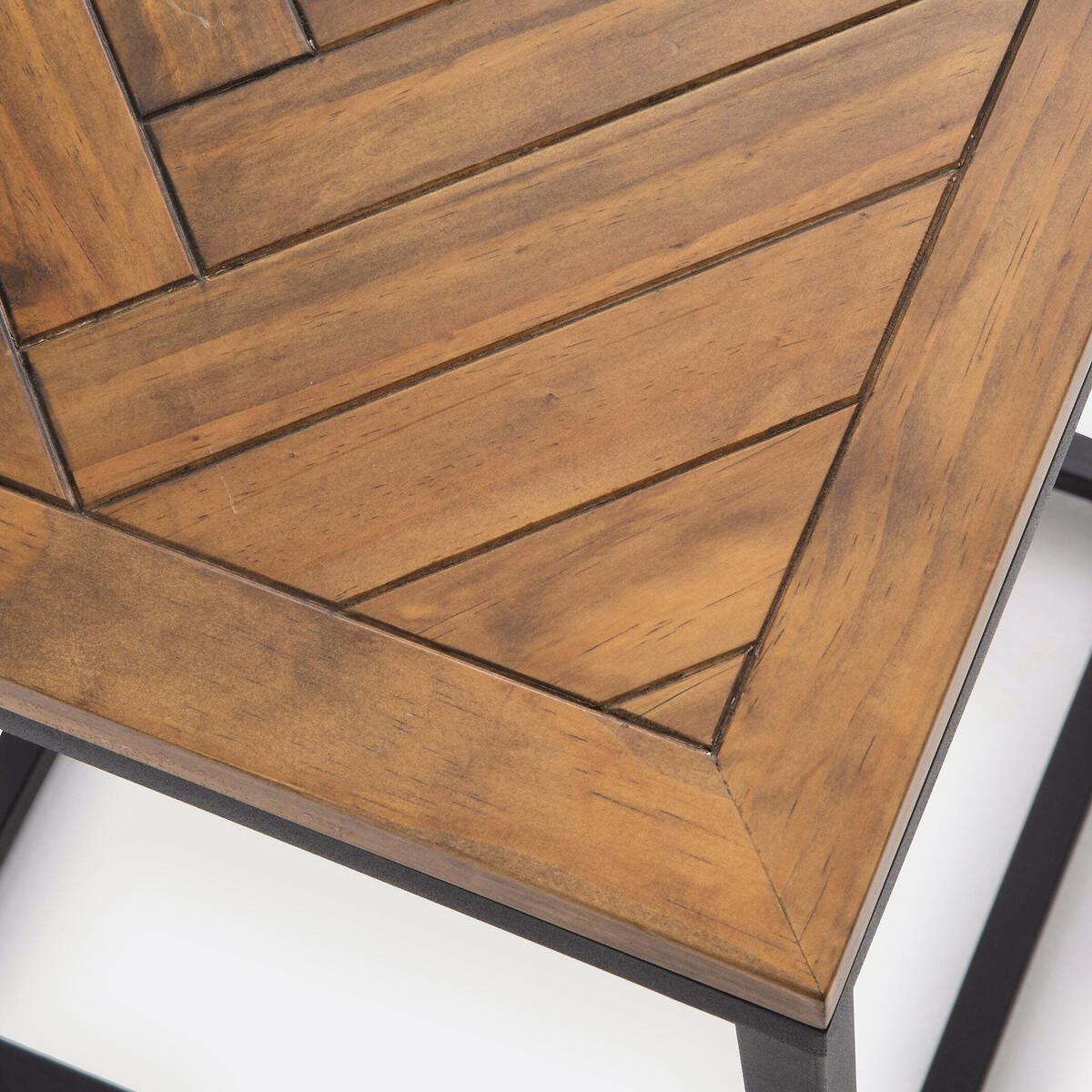 Nottingham Pine & Metal Side Table – image 5