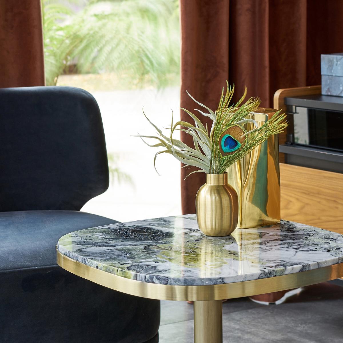Lixfeld Marble Pedestal Table – image 5