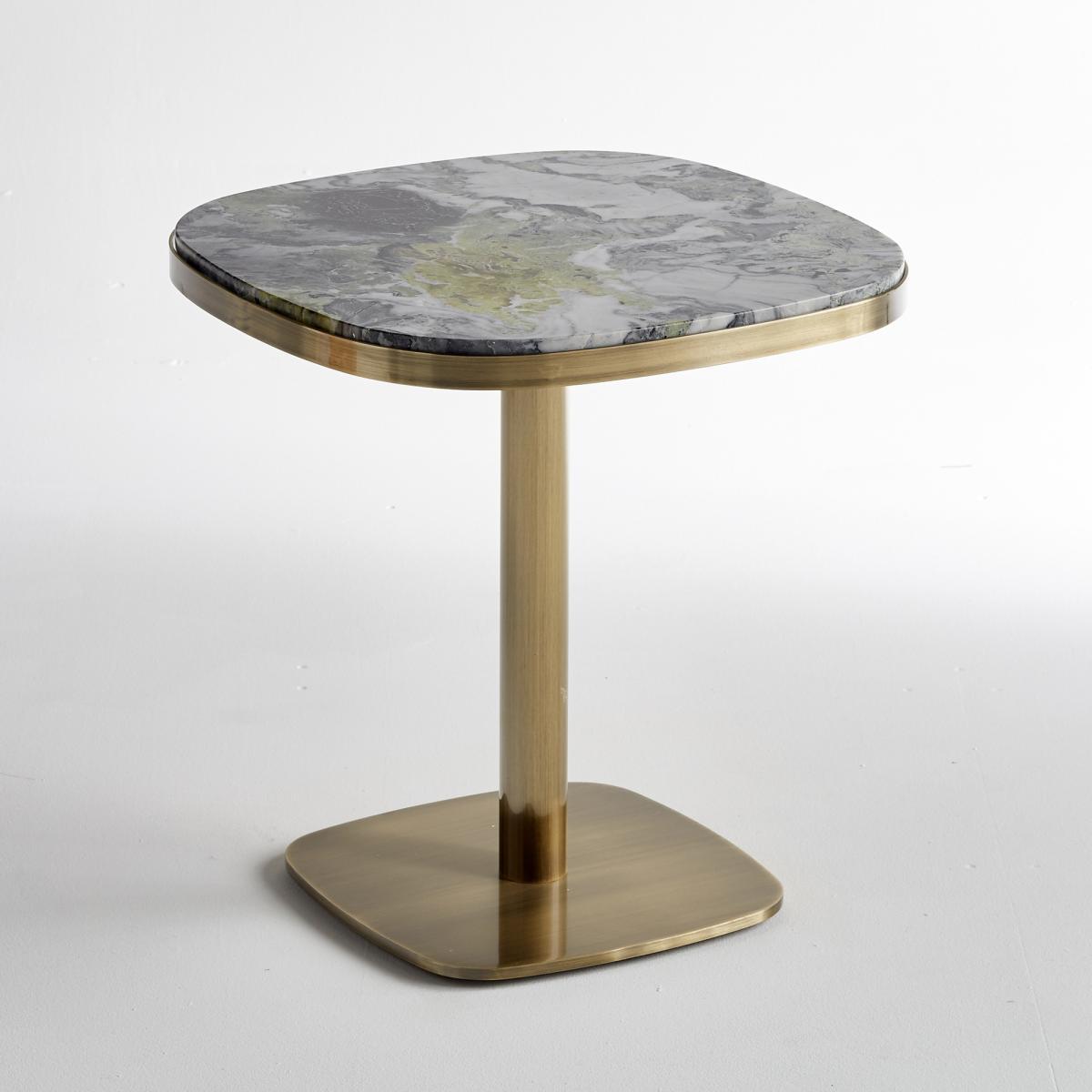 Lixfeld Marble Pedestal Table – image 1