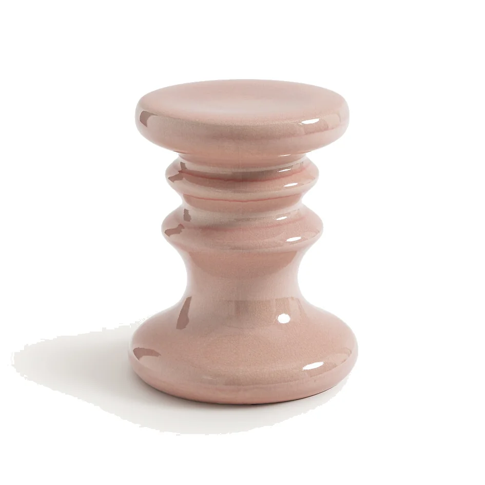 Lulla Side Table in Crackled Glazed Ceramic – image 1