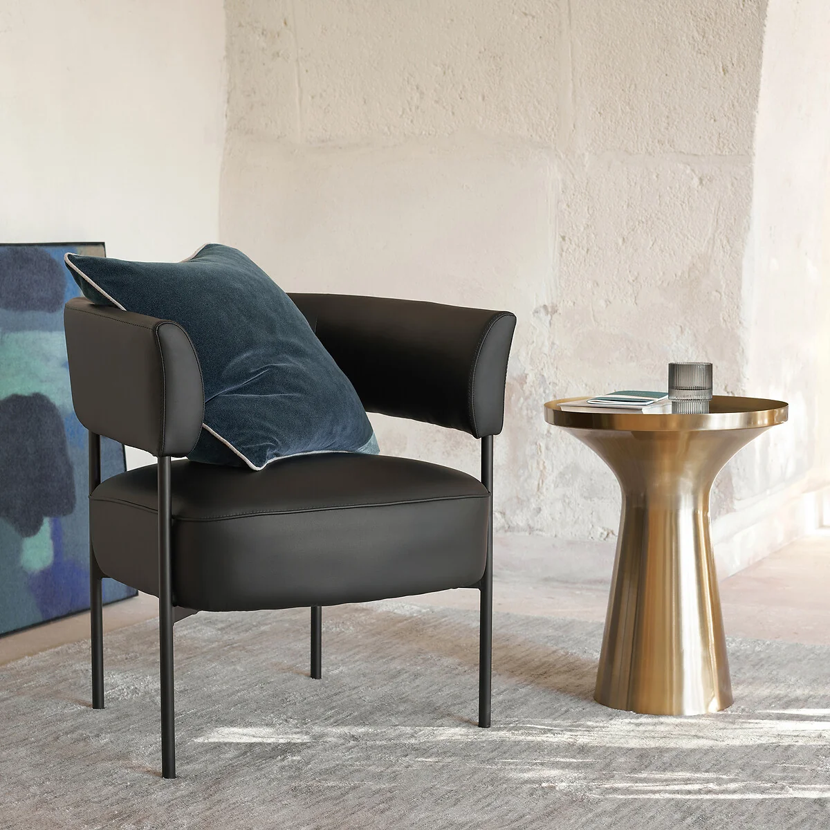 Kumar Brass Side Table – image 2