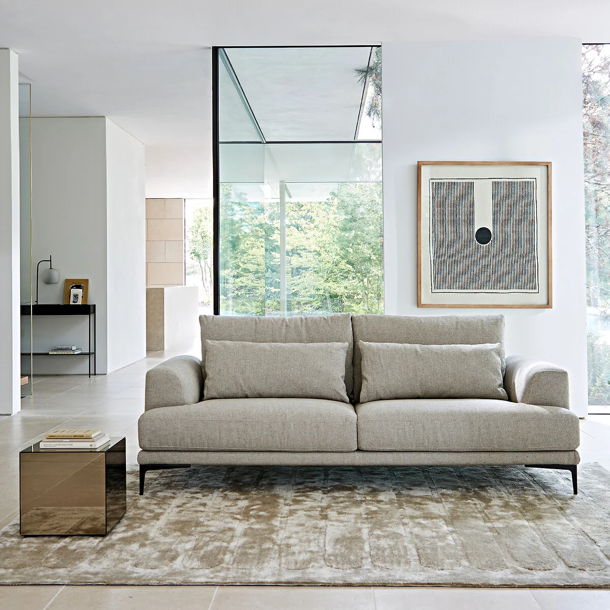 Lumir Mirrored Bedside / Side Table – image 2
