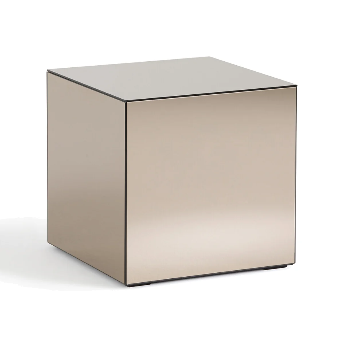 Lumir Mirrored Bedside / Side Table – image 1
