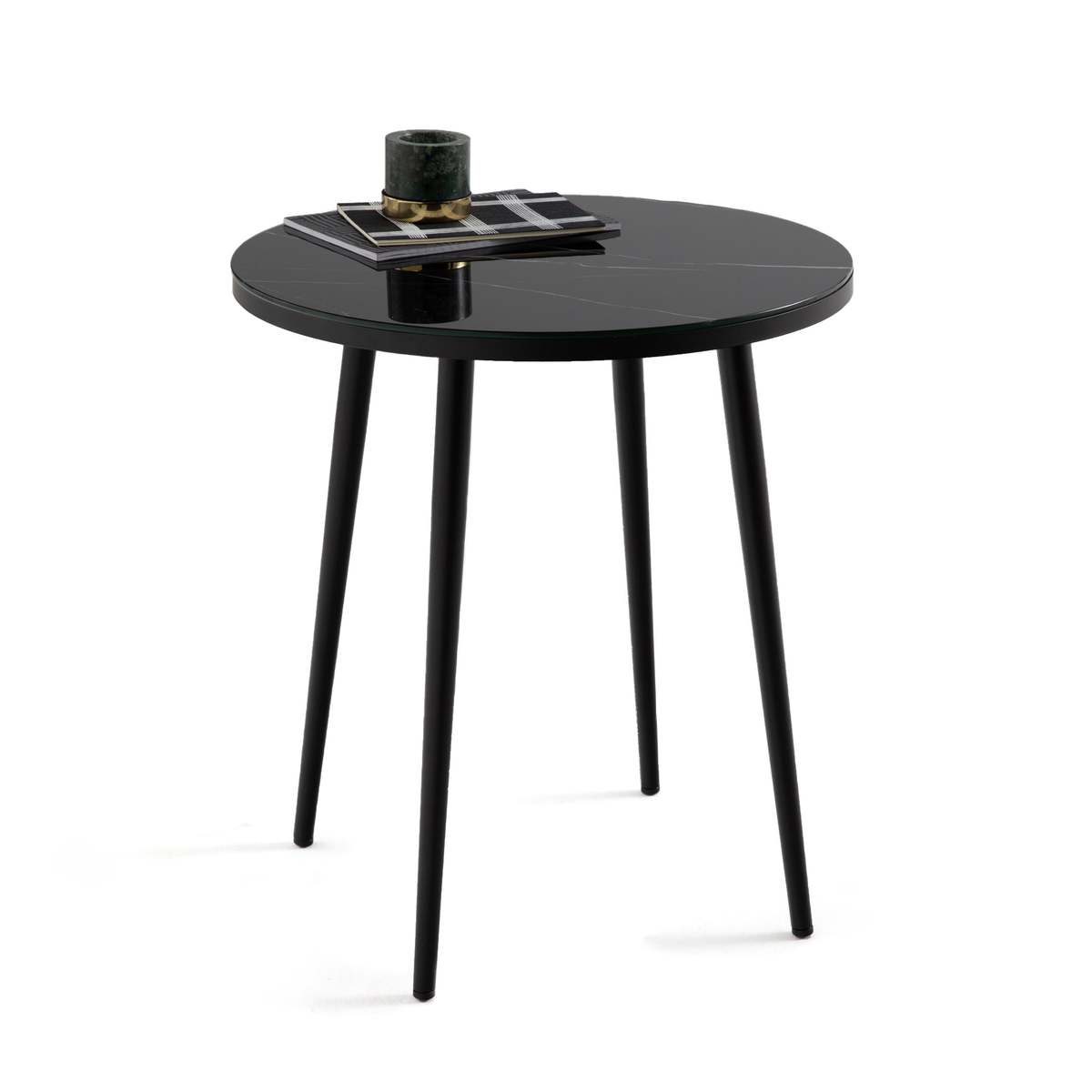 Alma Marble Effect Side Table – image 3