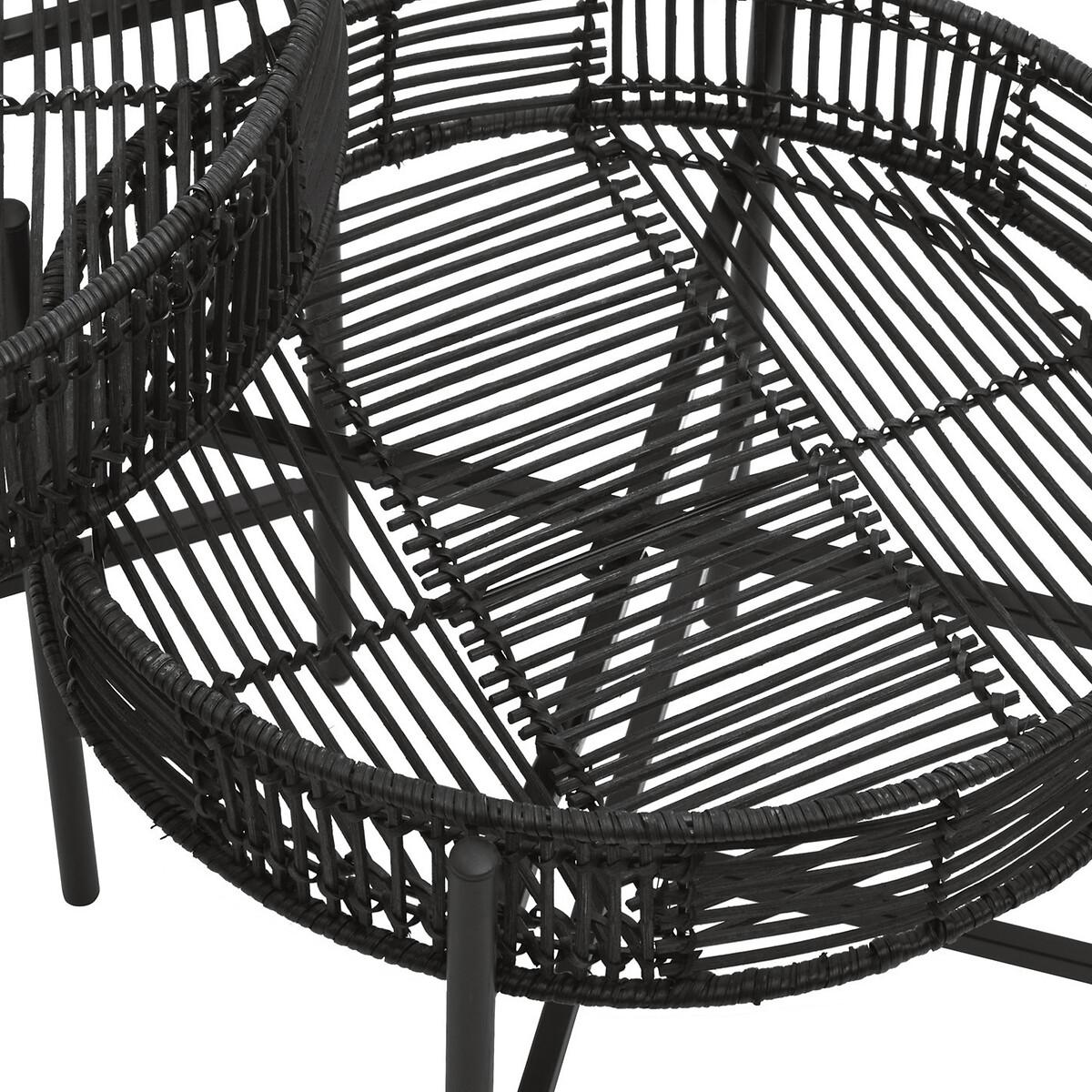 Rattan Tray Side Tables (Set of 2) – image 3