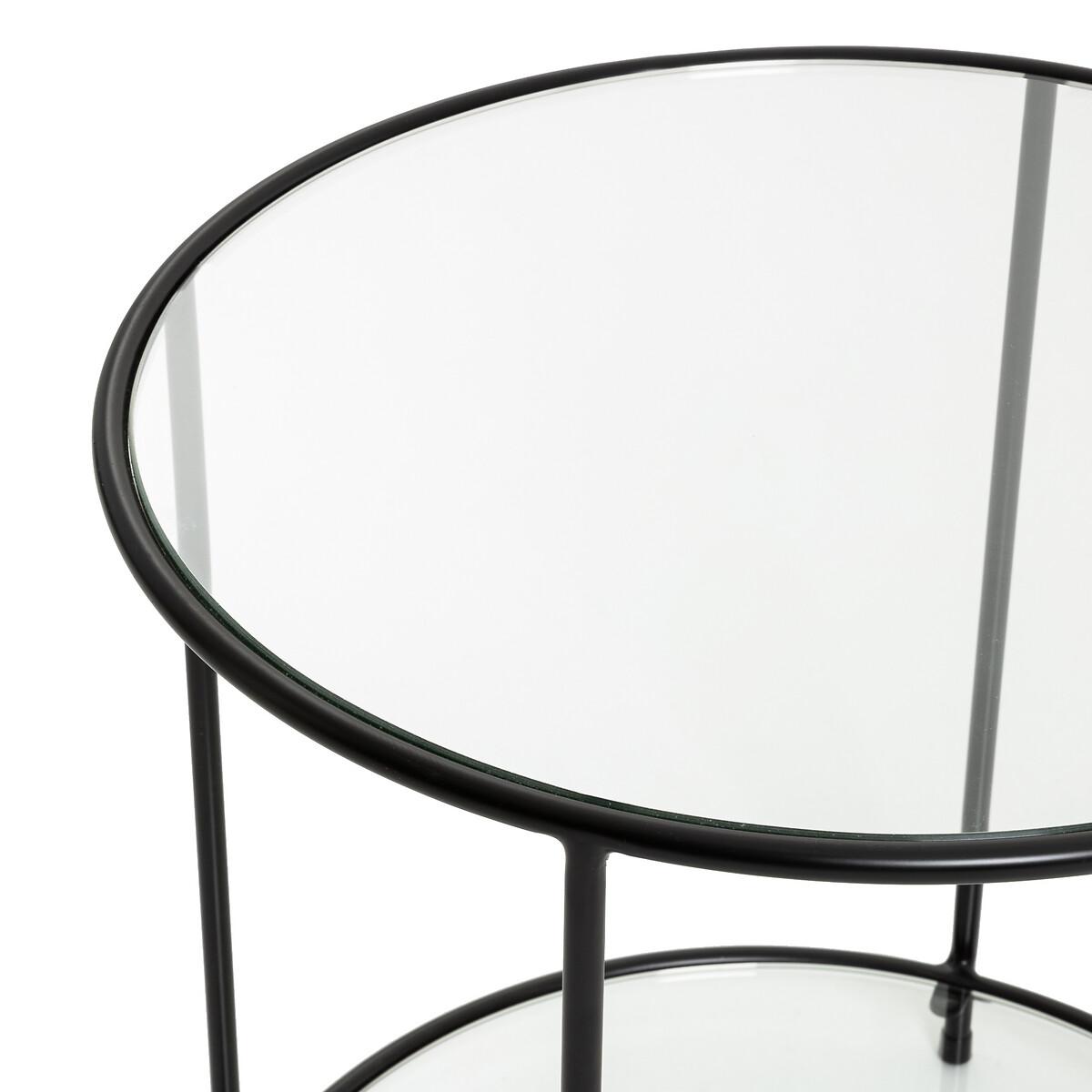Sybil Tempered Glass Side Table – image 3