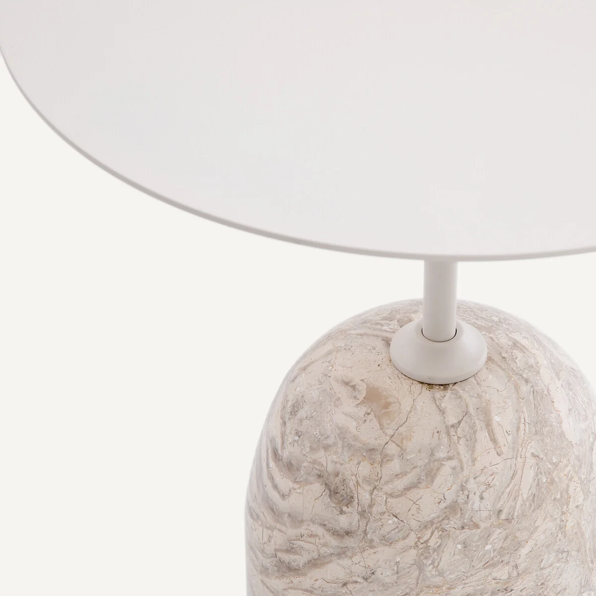 Balastro Side Table in Marble and Iron, Ø45cm – image 4