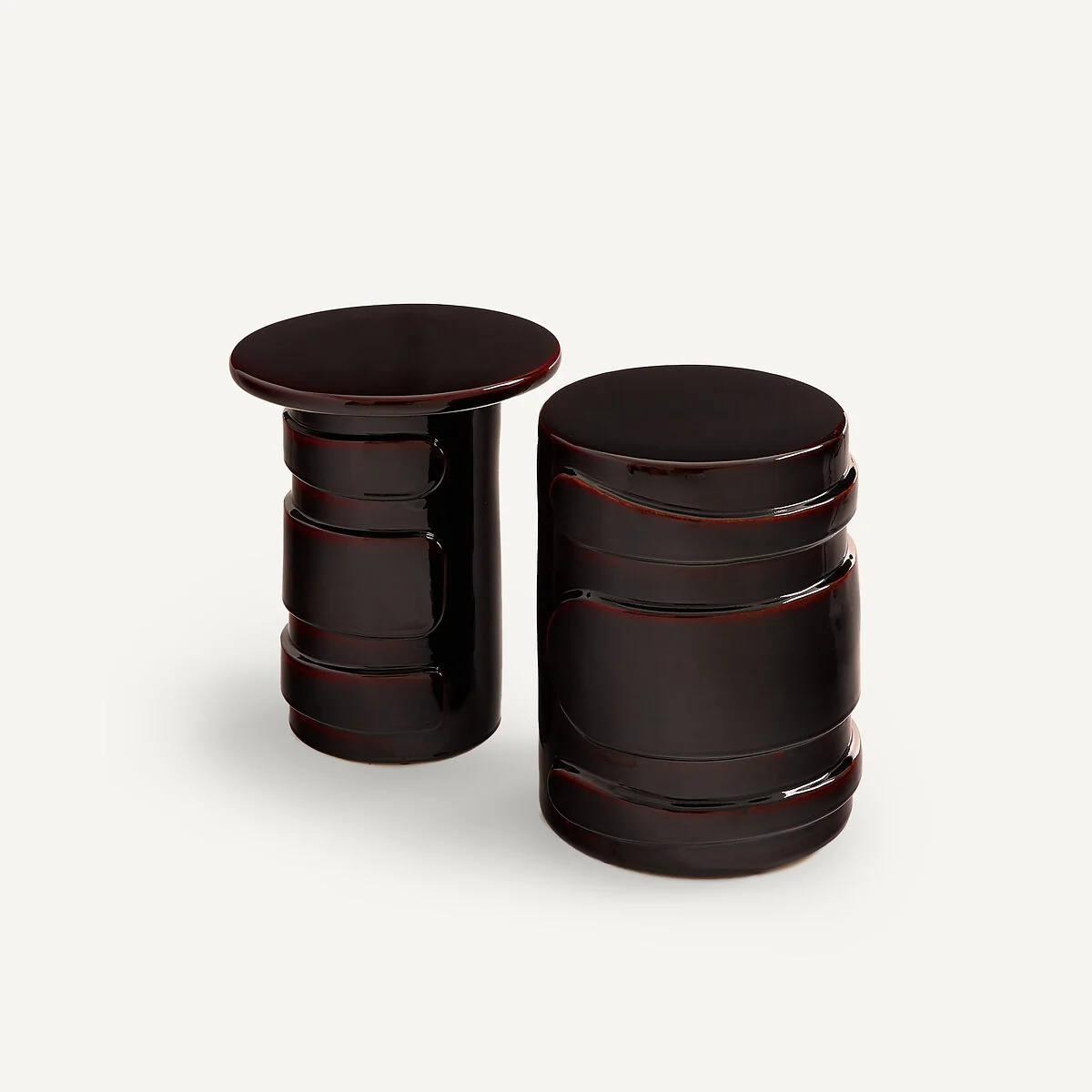 Torres Glazed Ceramic Side Table – image 9