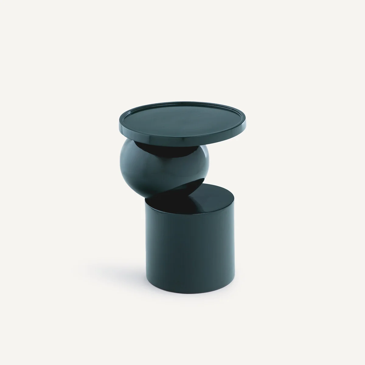 Glossy Acacia Side Table with A Glossy Finish – image 3