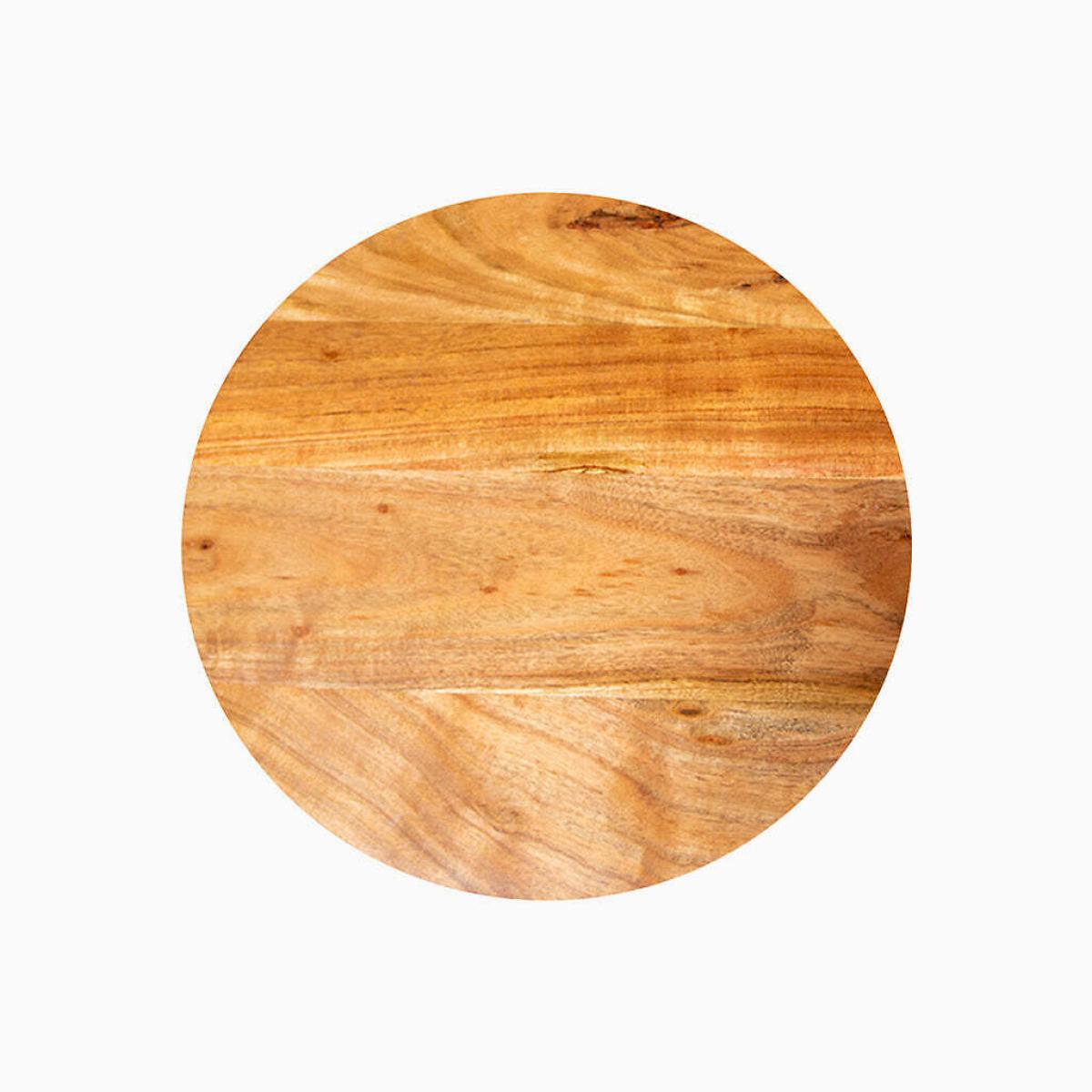 Jaro Rustic Acacia Wood Drum Side Table – image 2