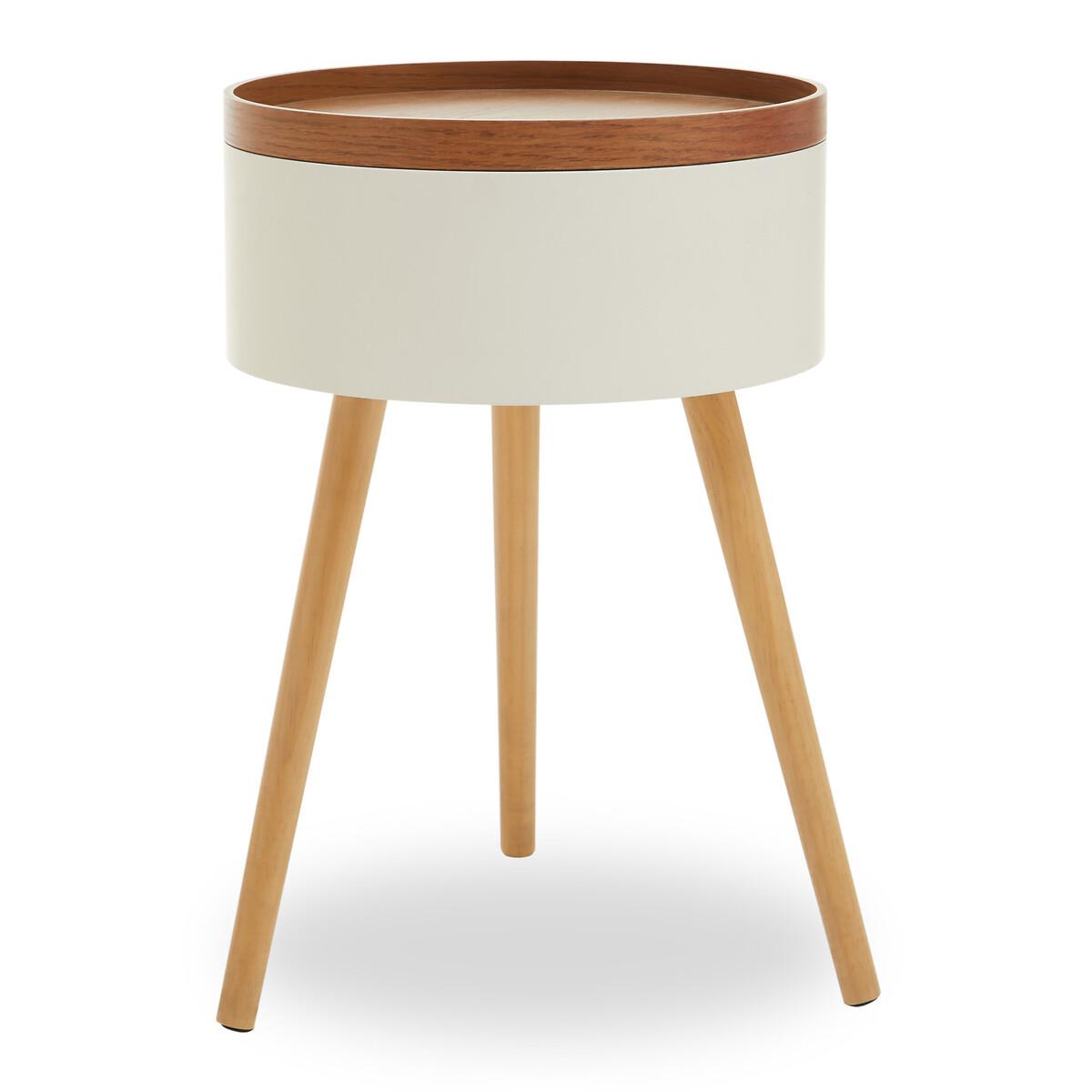 Scandi Round Storage Side Table – image 4