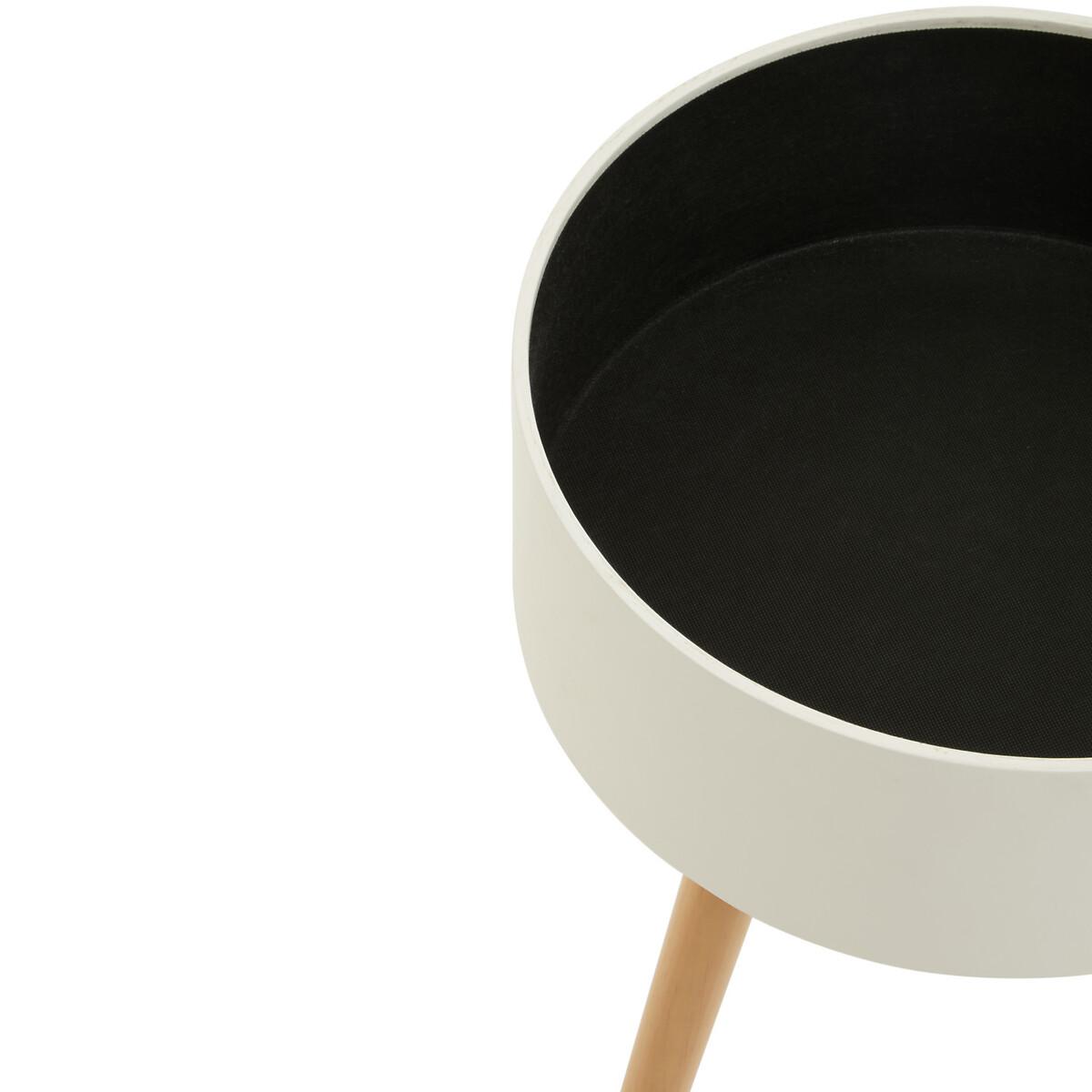 Scandi Round Storage Side Table – image 6