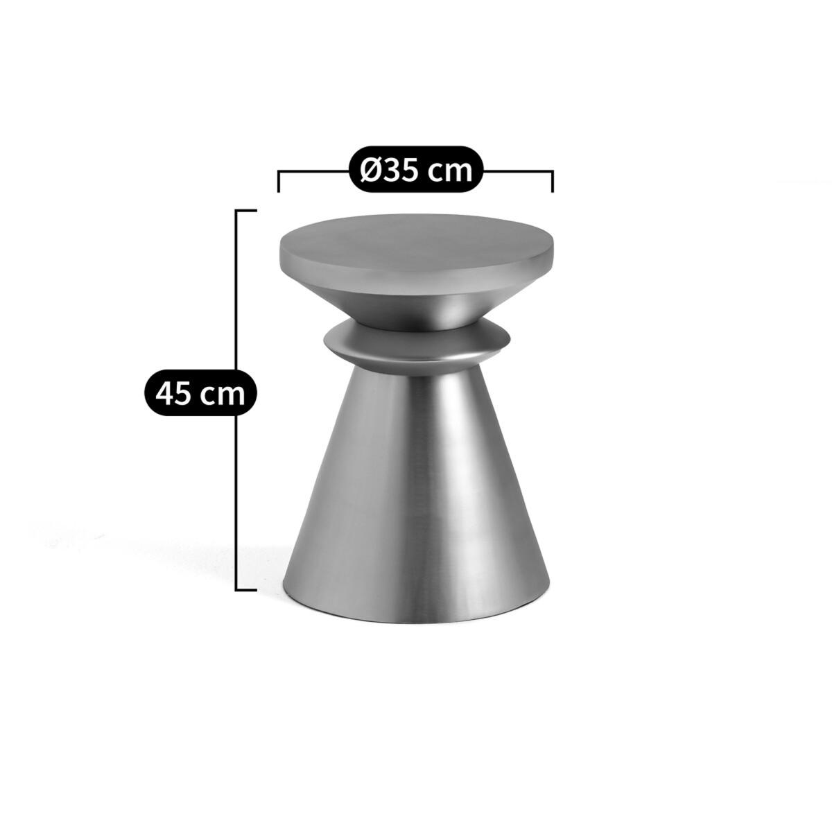 Alban Cast Aluminium Side Table – image 5