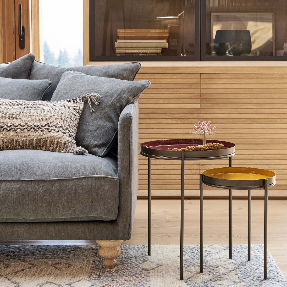 Picabea Nest of 2 Side Tables in Metal – image 5