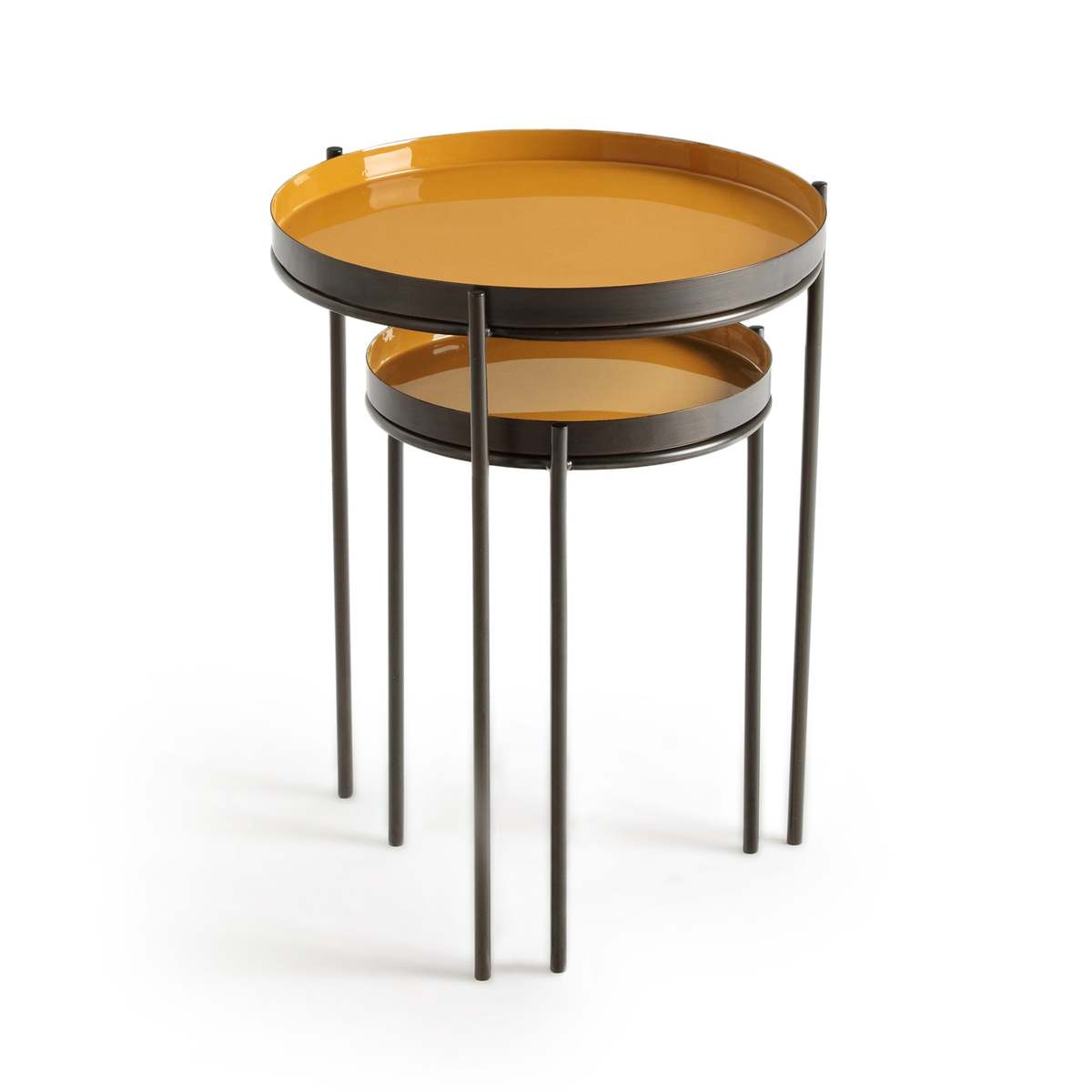Picabea Nest of 2 Side Tables in Metal – image 2