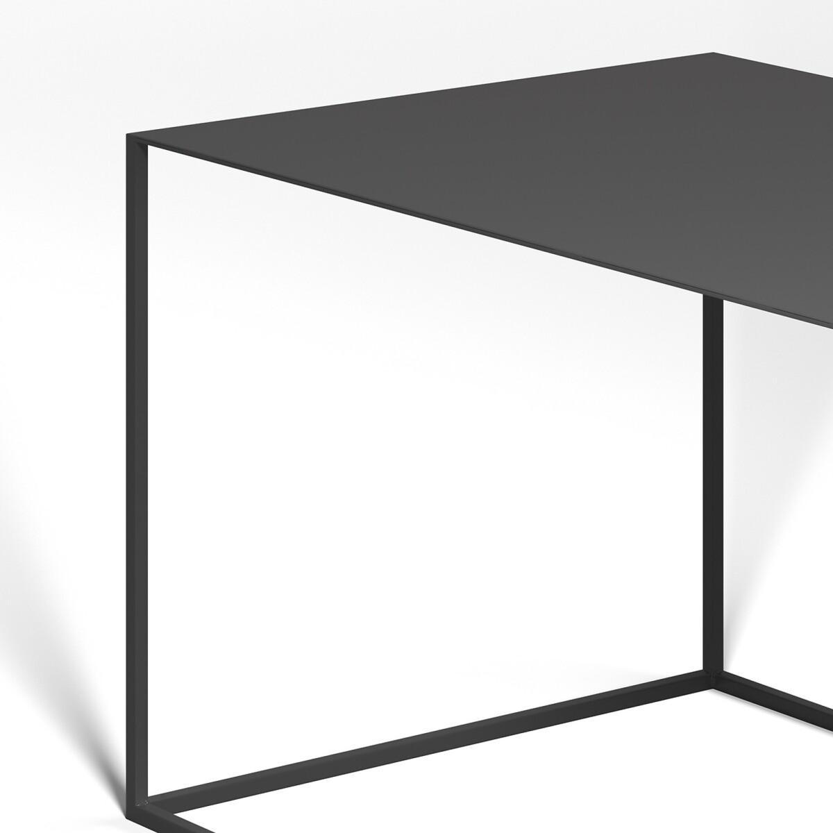 Romy Large Rectangular Side Table in Metal – image 4