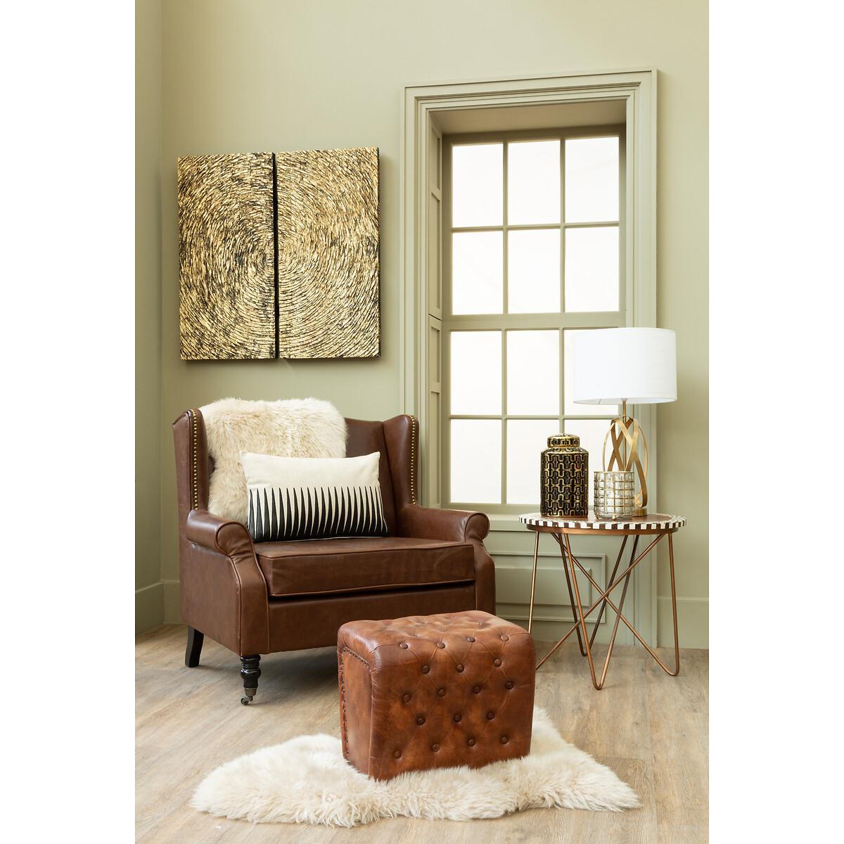 Artisan Round Side Table Acacia Wood and Iron – image 6