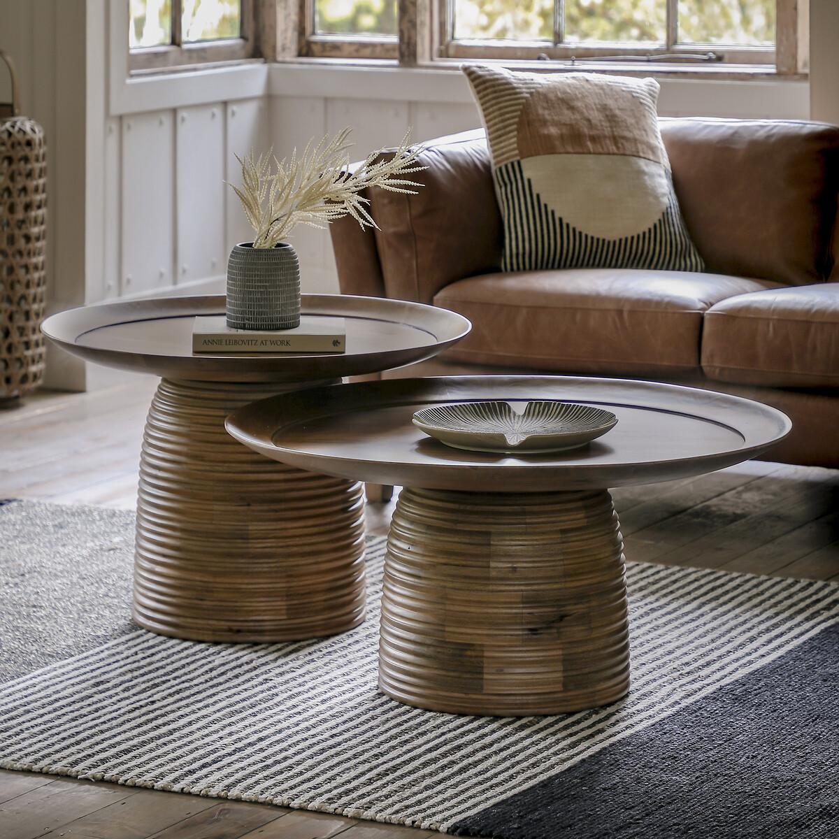 Baytown Beehive Round Mango Wood Side Table – image 3