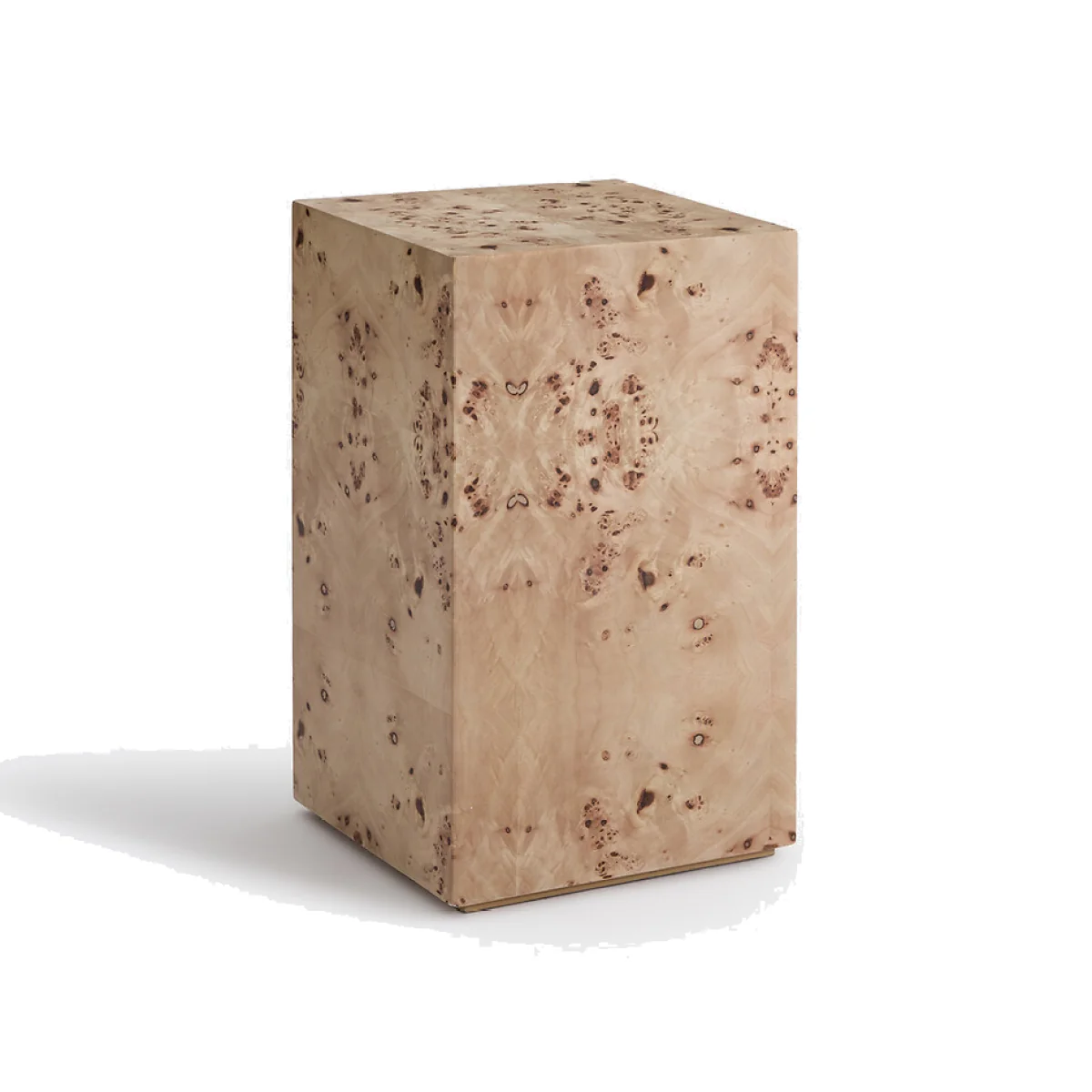 Loupita Elm Burl Veneer Side Table – image 1