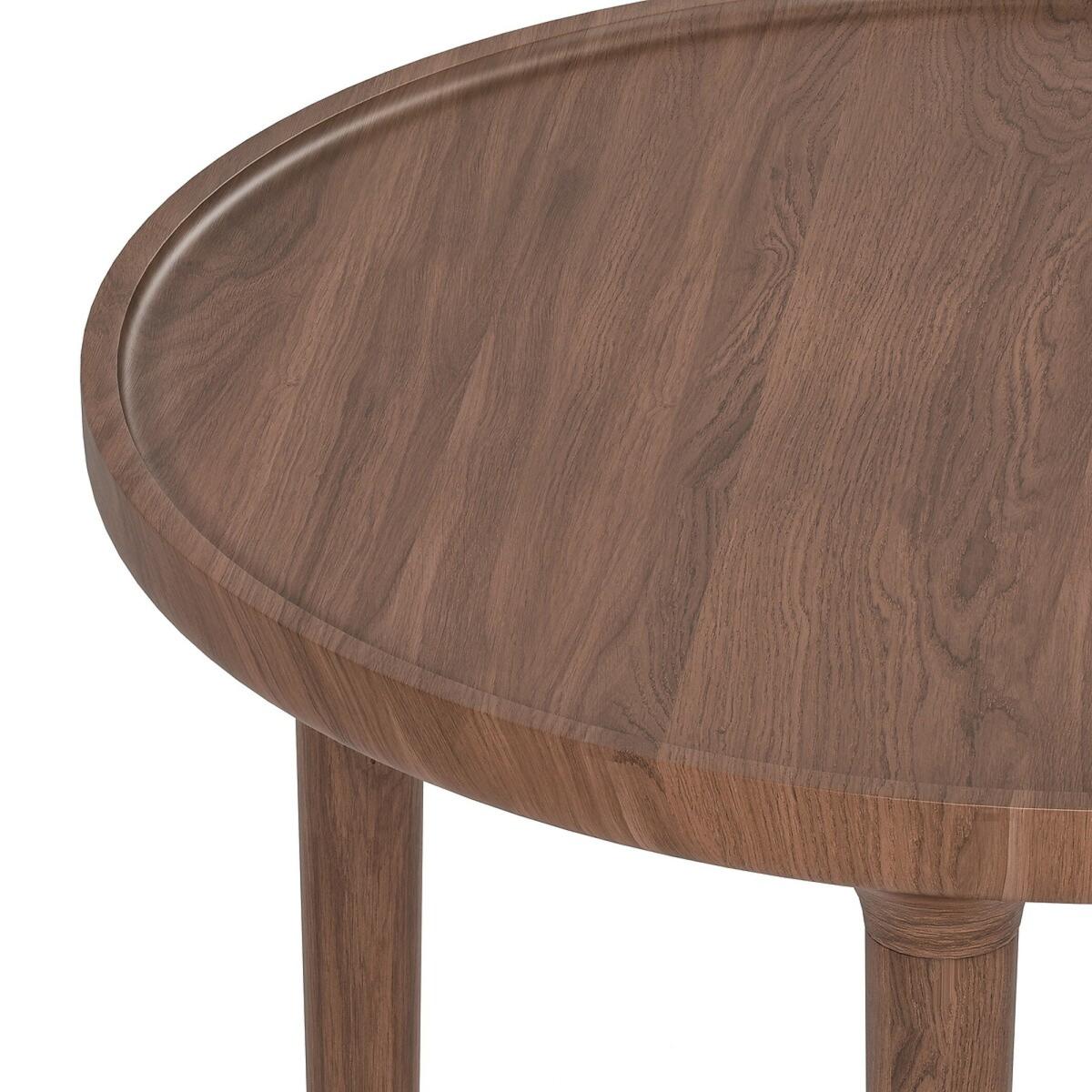 Magosia Solid Walnut Side Table – image 4