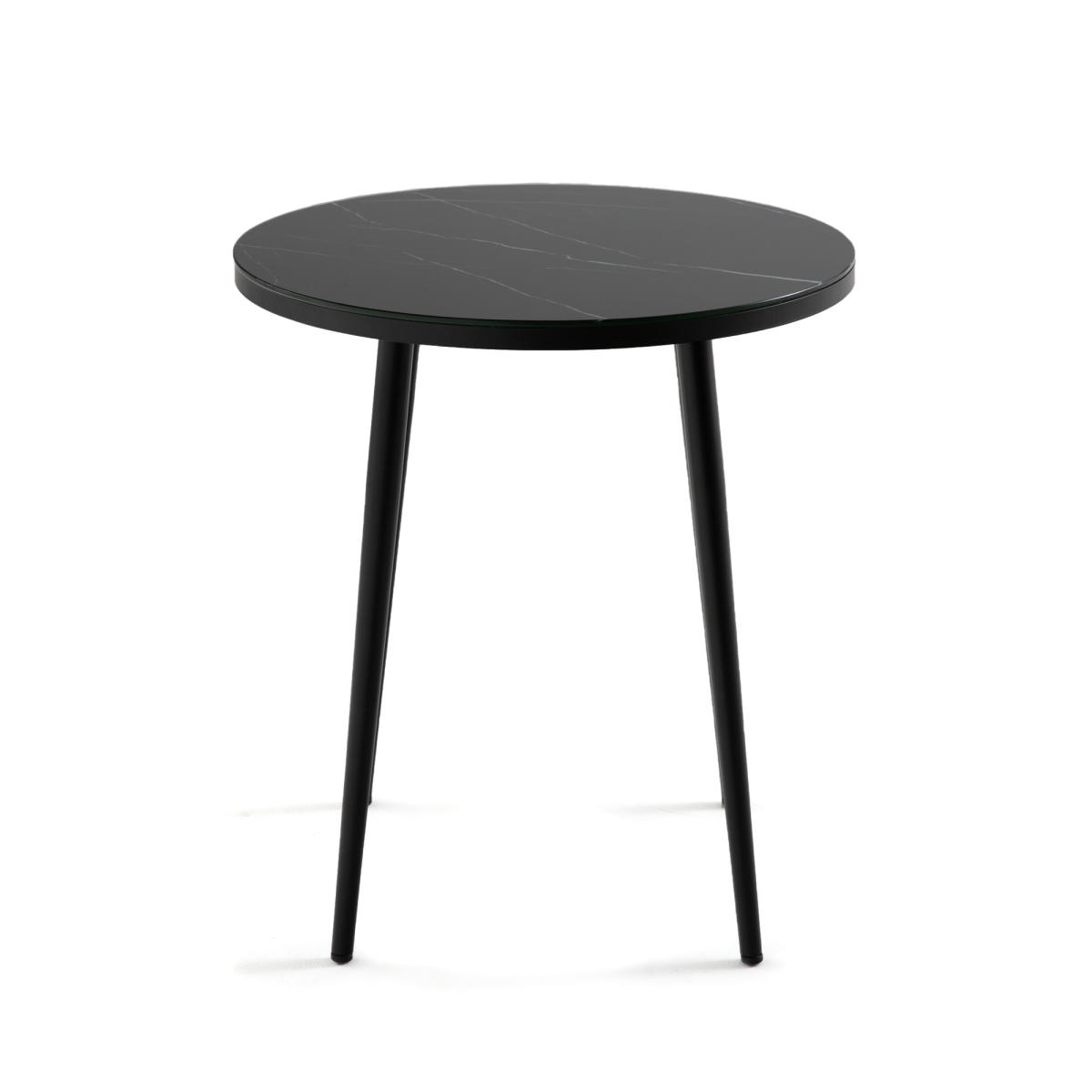 Alma Marble Effect Side Table – image 2