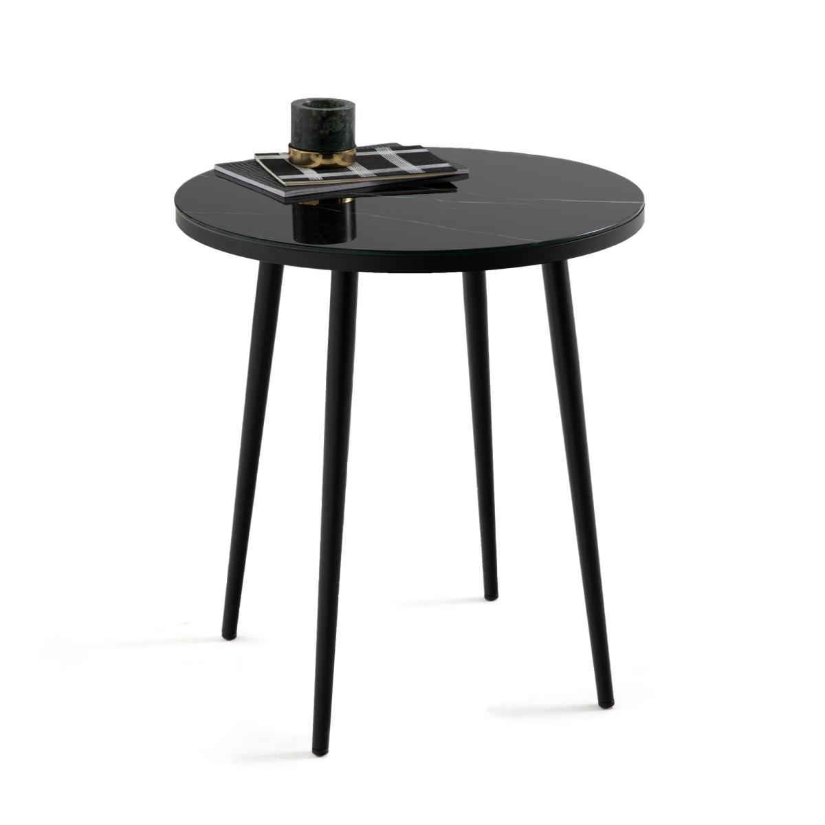 Alma Marble Effect Side Table – image 3
