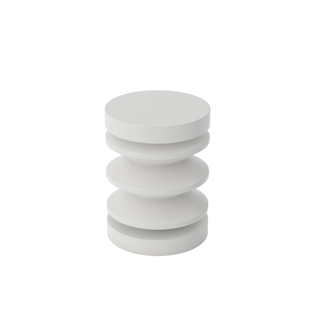 Niska Round Sculptural Side Table – image 3