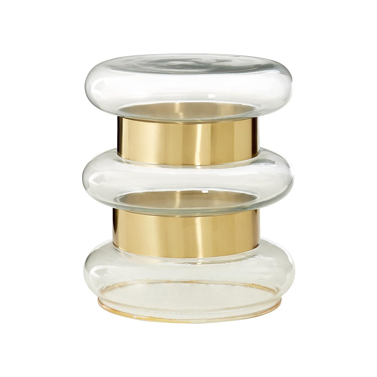 Tubular Glass Drum Side Table – image 2