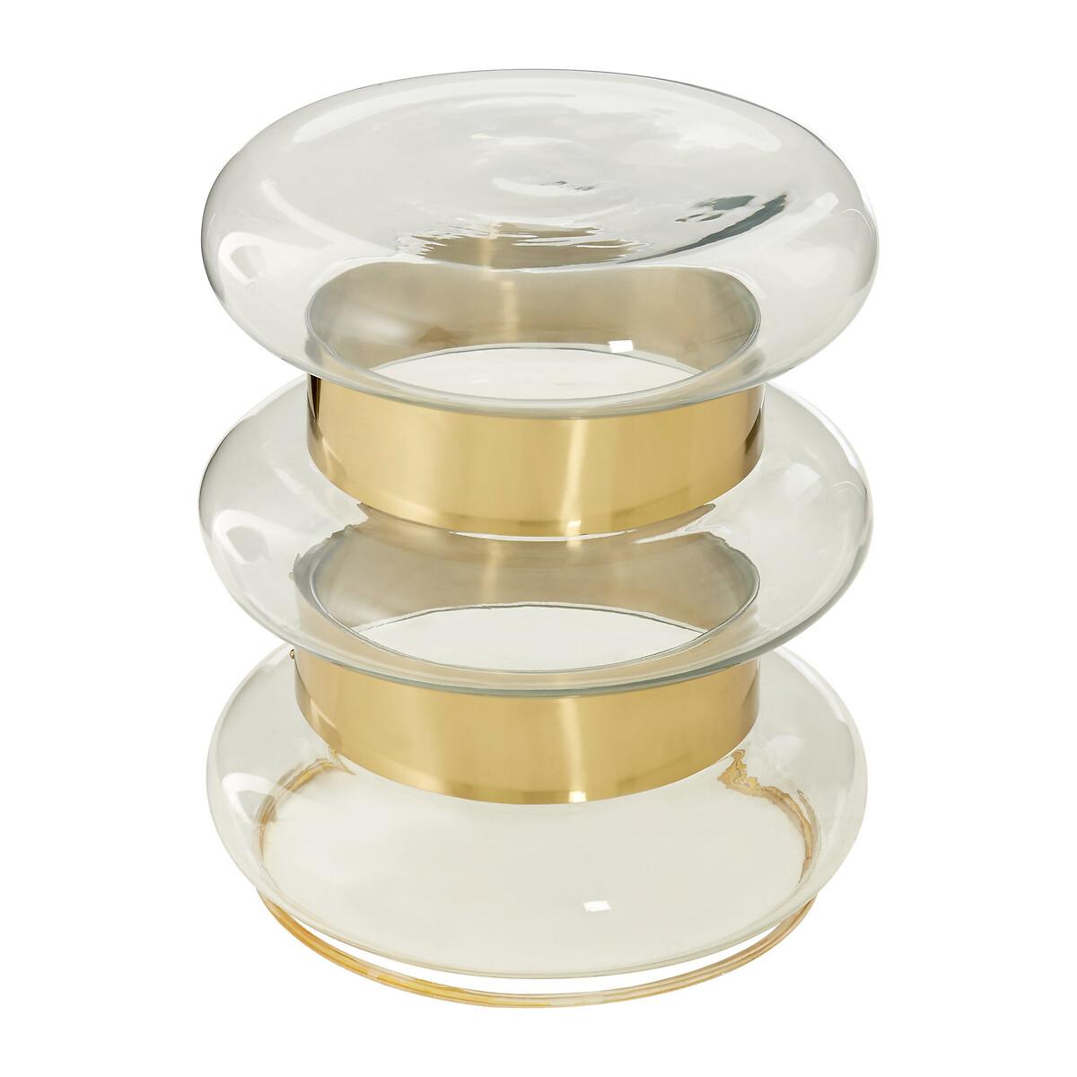 Tubular Glass Drum Side Table – image 3