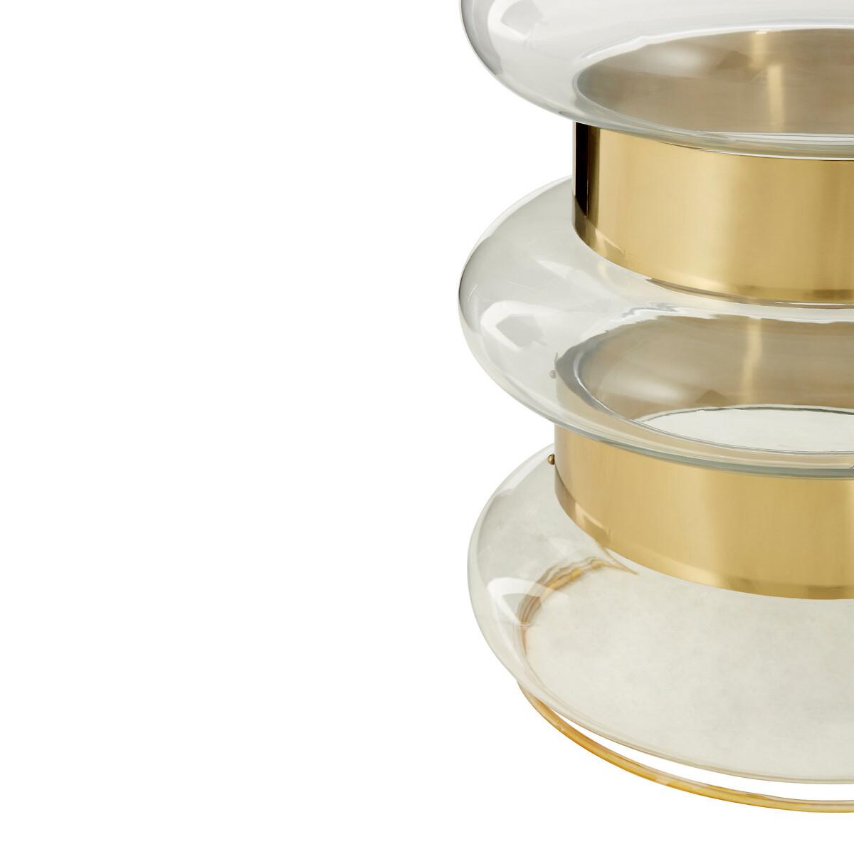 Tubular Glass Drum Side Table – image 4