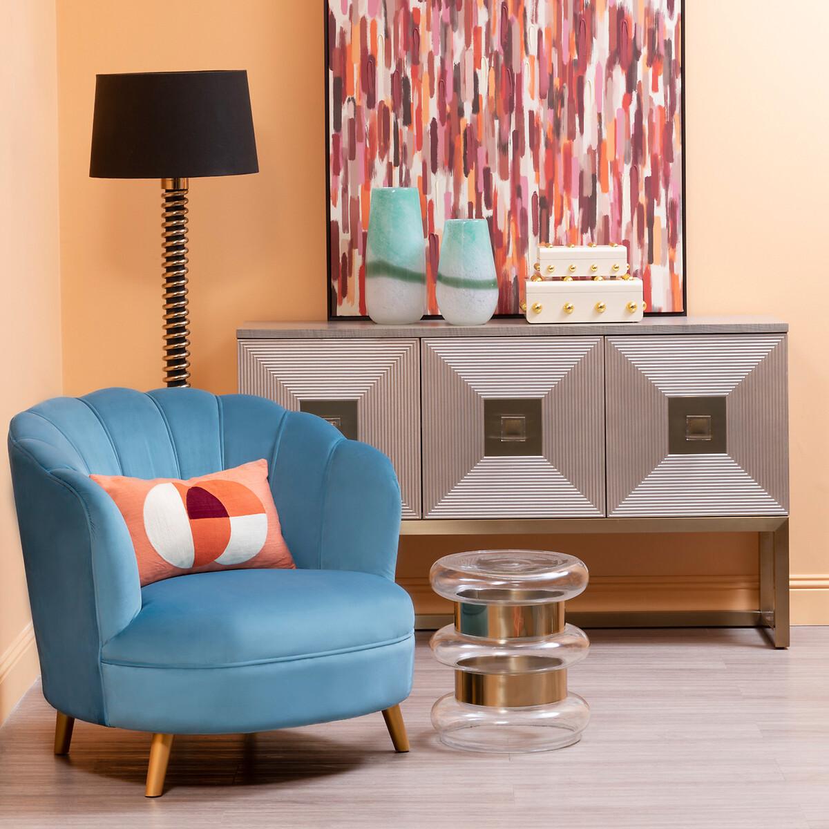 Tubular Glass Drum Side Table – image 7