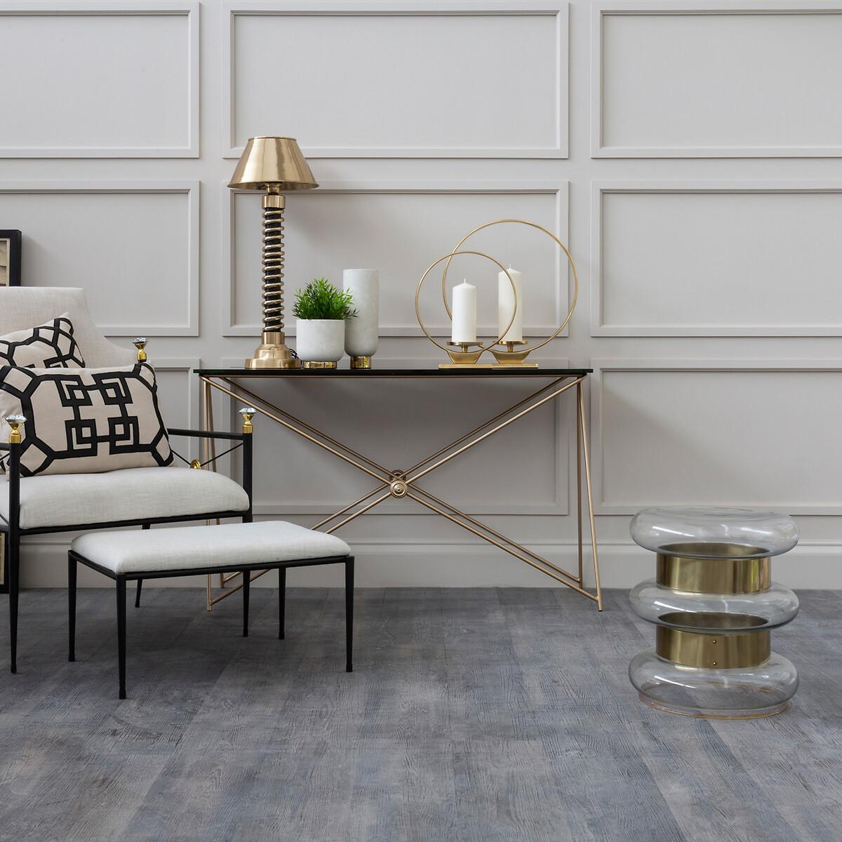 Tubular Glass Drum Side Table – image 8