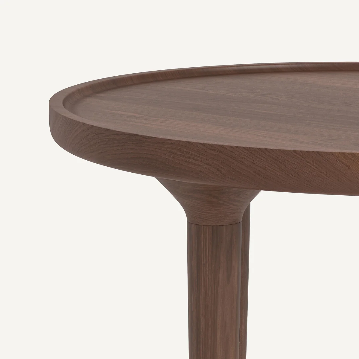 Magosia Solid Walnut Side Table – image 5