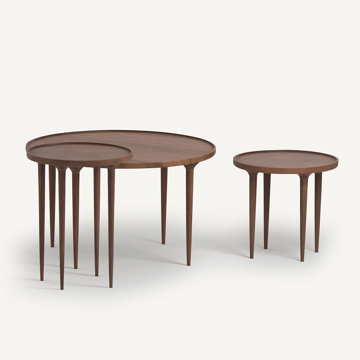 Magosia Solid Walnut Side Table – image 6
