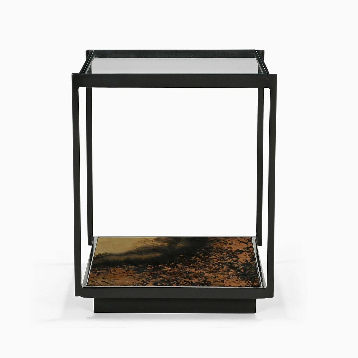 Astra Ombre Metallic Square Side Table – image 3