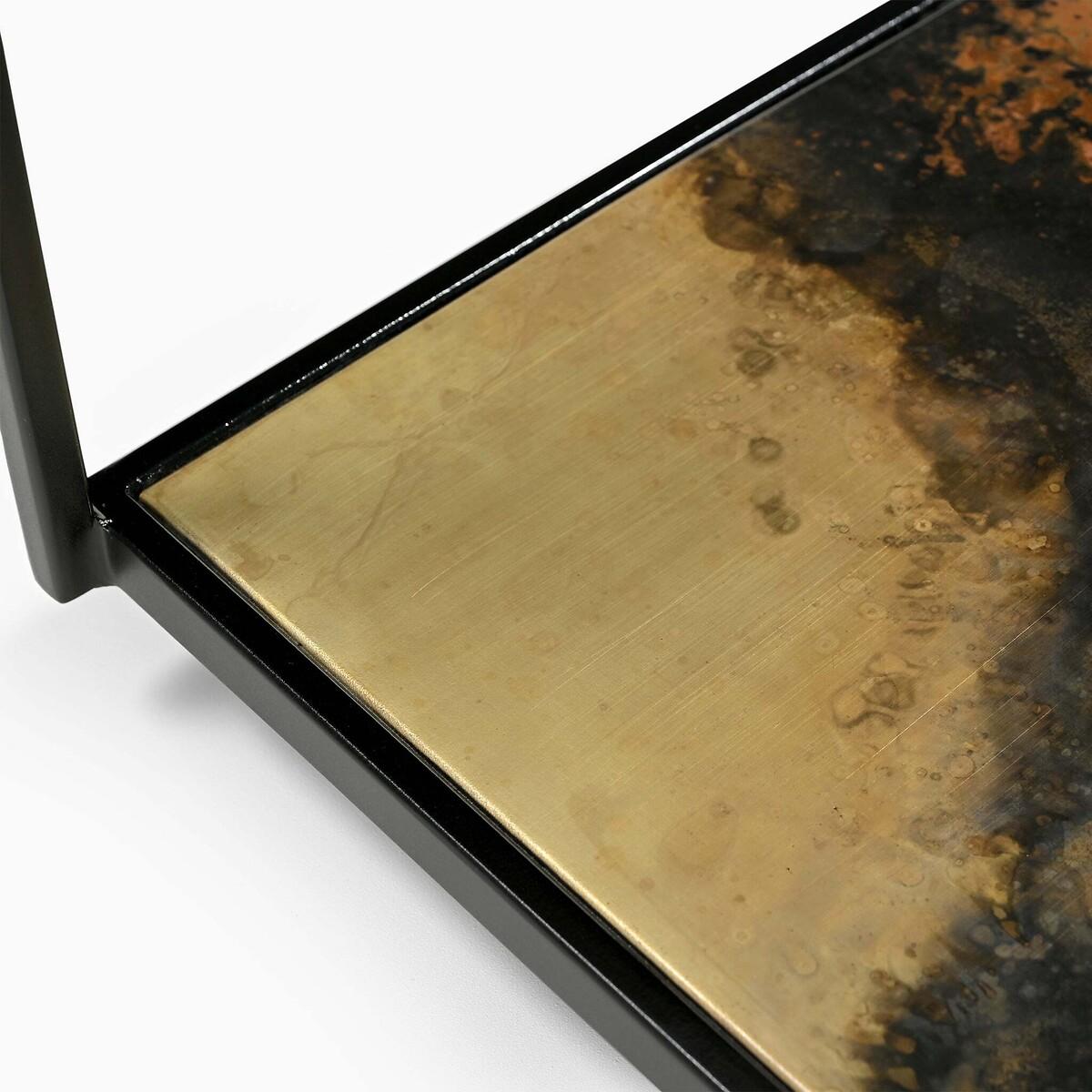 Astra Ombre Metallic Square Side Table – image 5