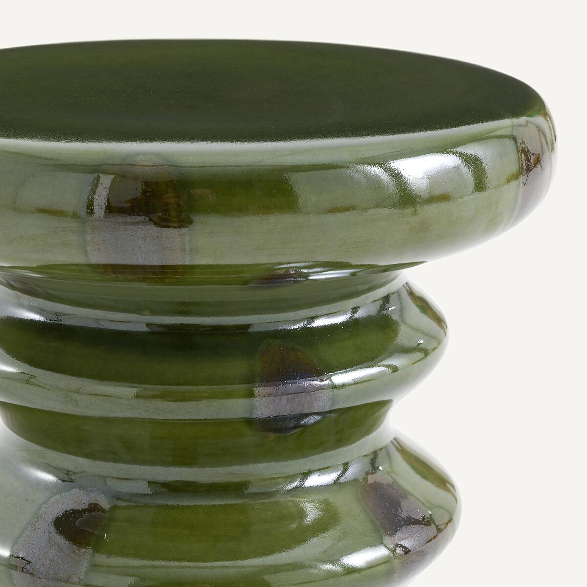Lulla Glazed Ceramic Side Table – image 3