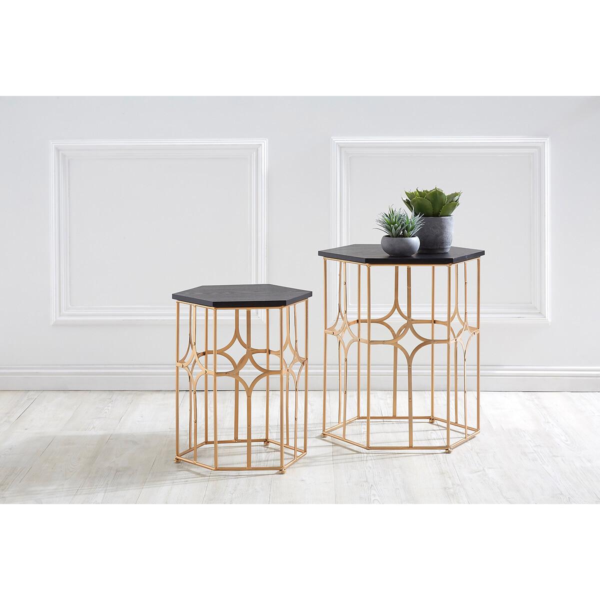 Set of 2 Rose Gold Side Tables – image 4