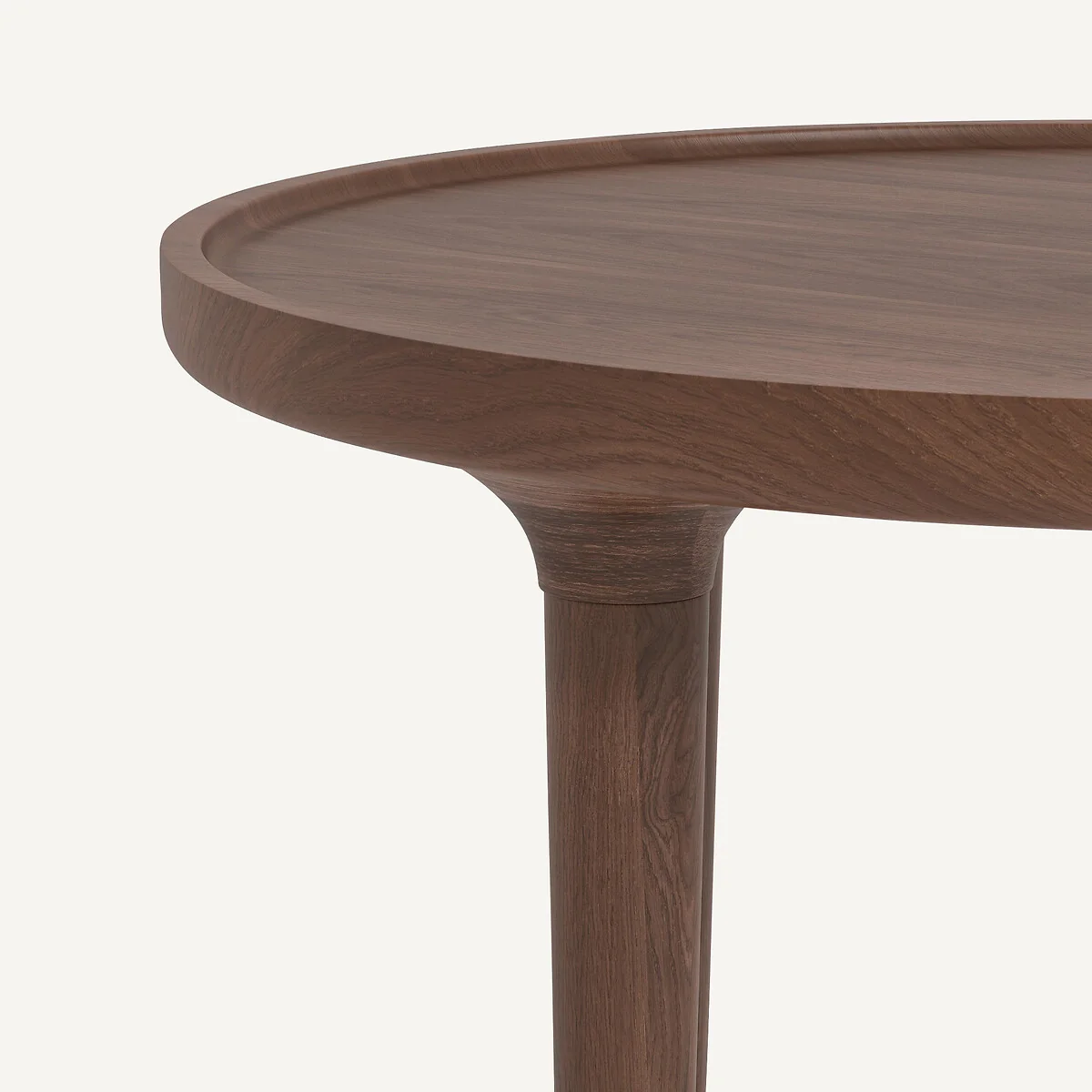 Magosia Solid Walnut Side Table – image 5