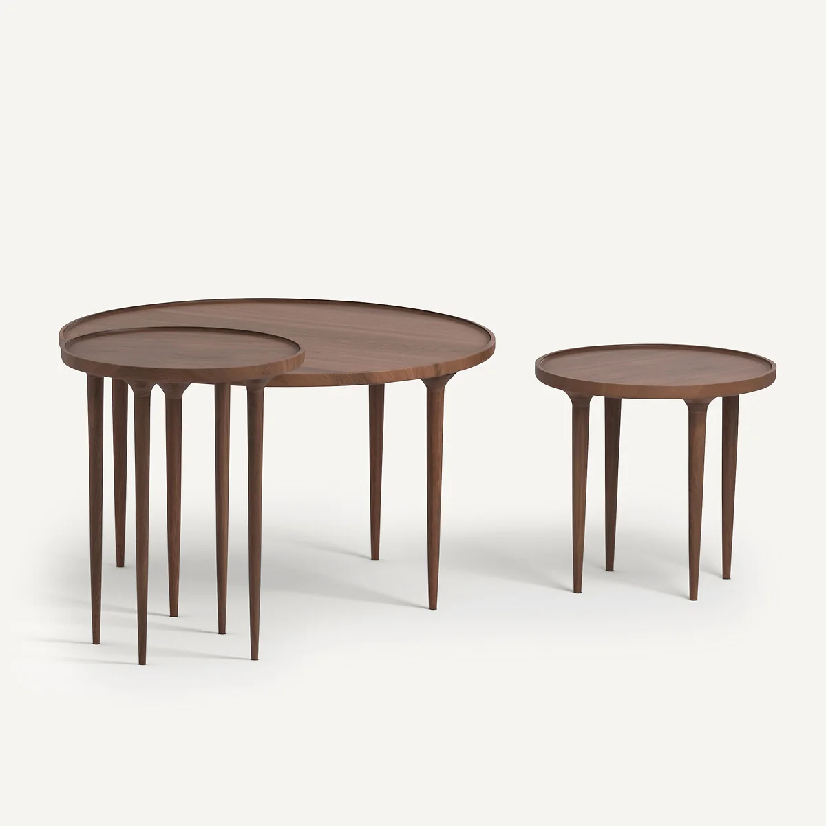 Magosia Solid Walnut Side Table – image 6