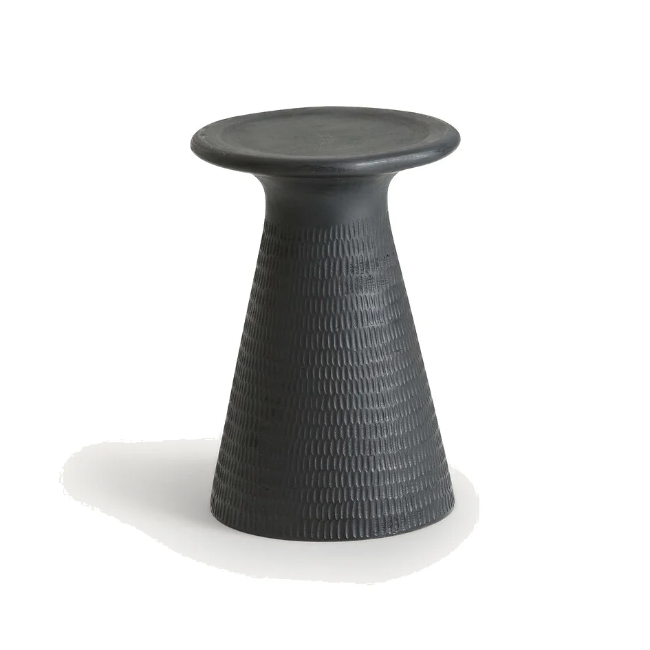 Oreus Sofa Side Table in Solid Mango Wood