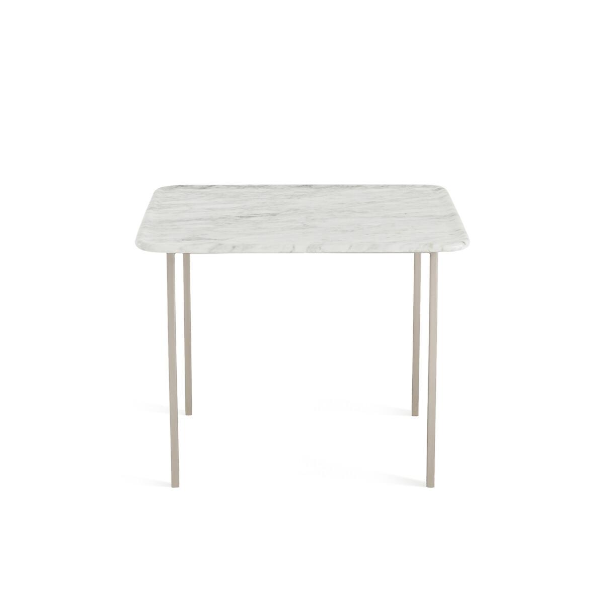 Naha Large Marble & Metal Side Table – image 2