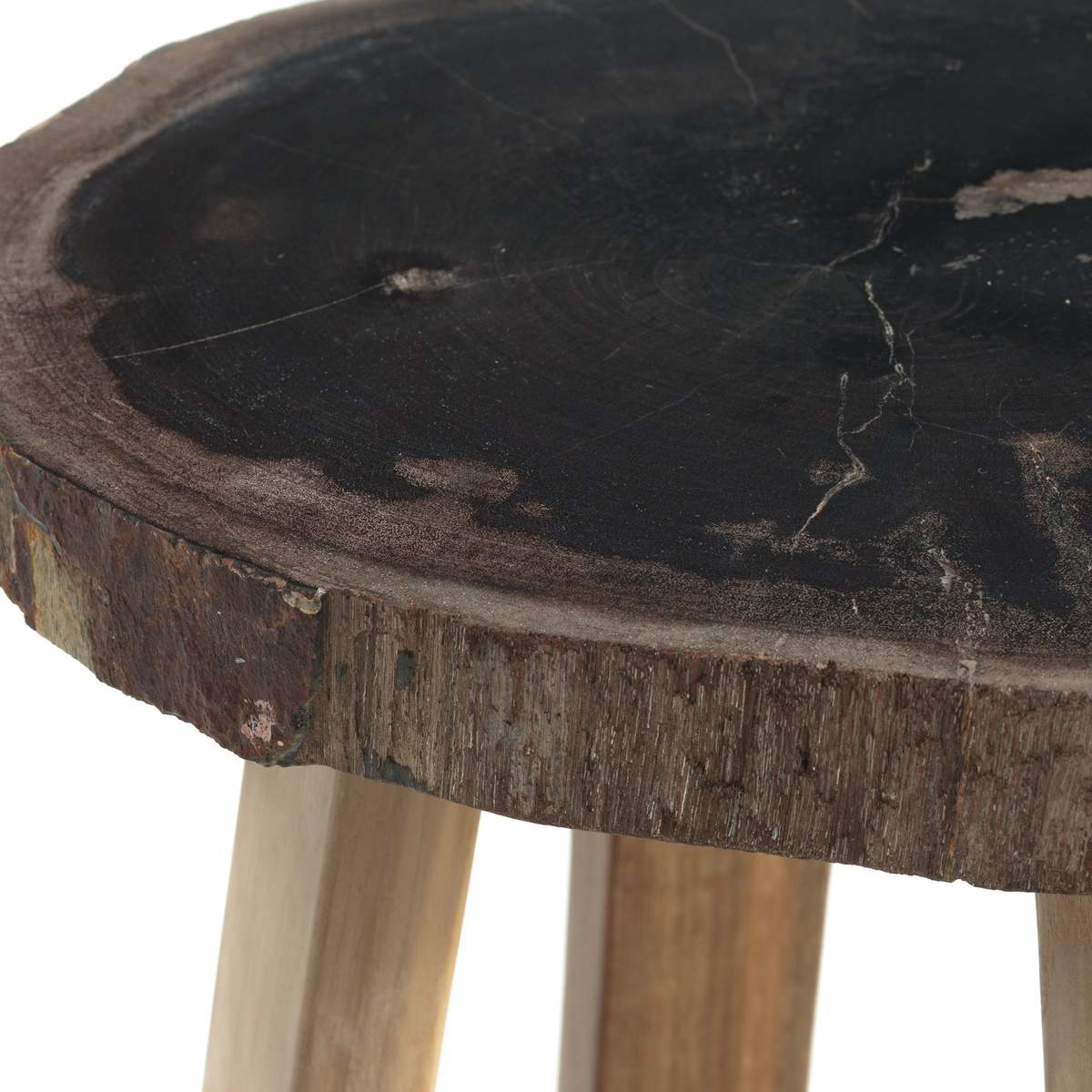 Apiti Petrified Wood Side Table – image 2