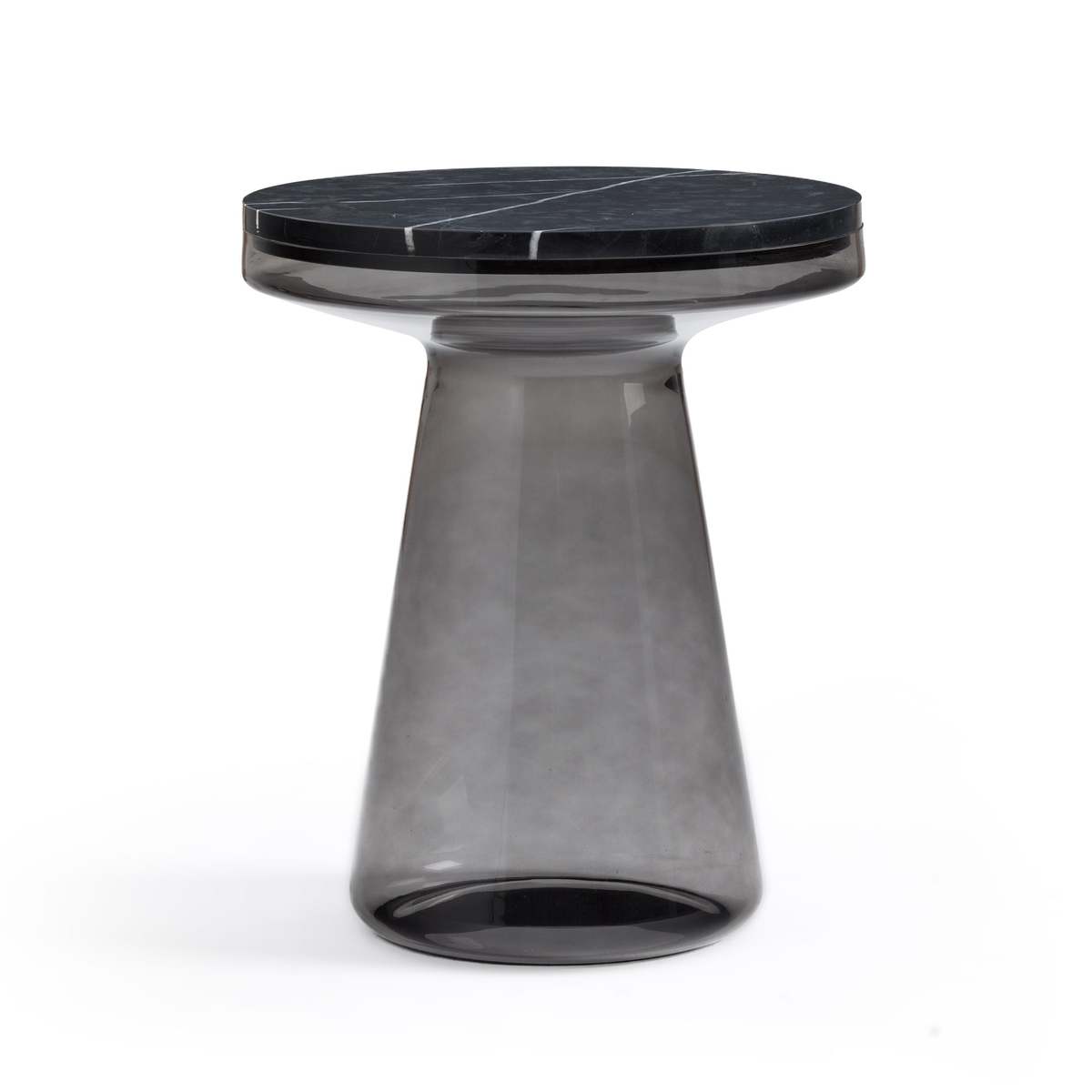Caldo Side Table in Marble & Glass – image 2