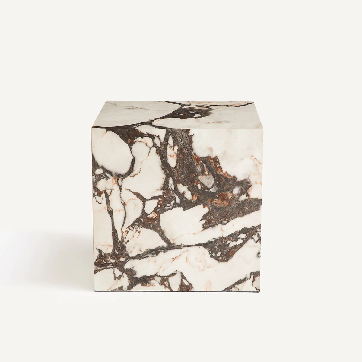 Alcana Marble-Effect Ceramic Side Table – image 3