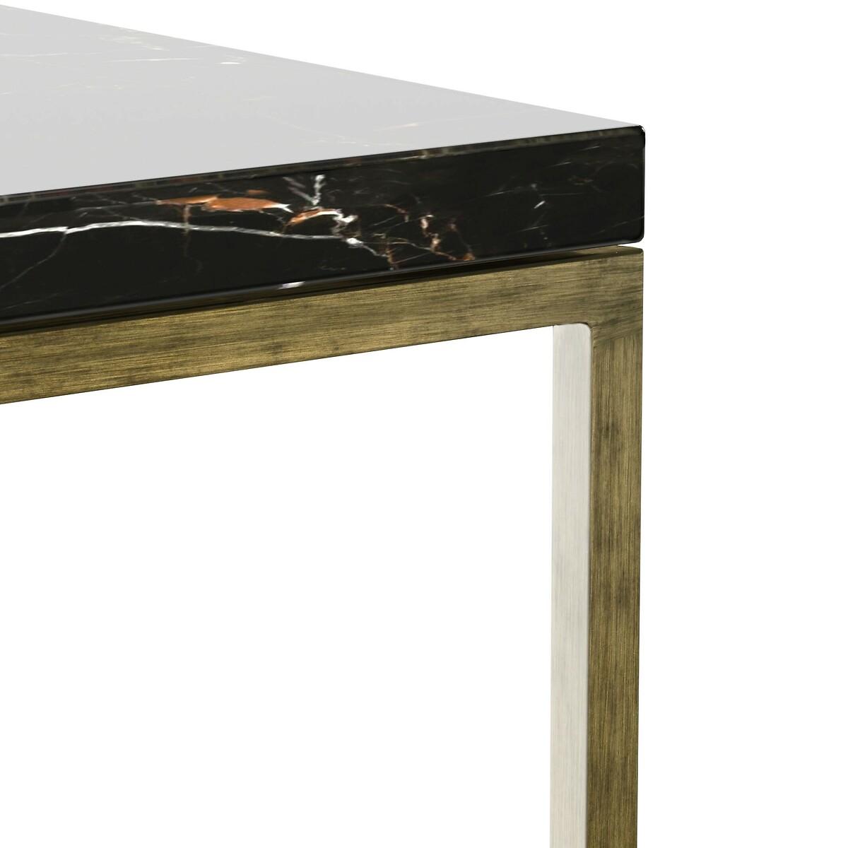 Set of 2 Mahaut Marble & Metal Side Tables – image 3