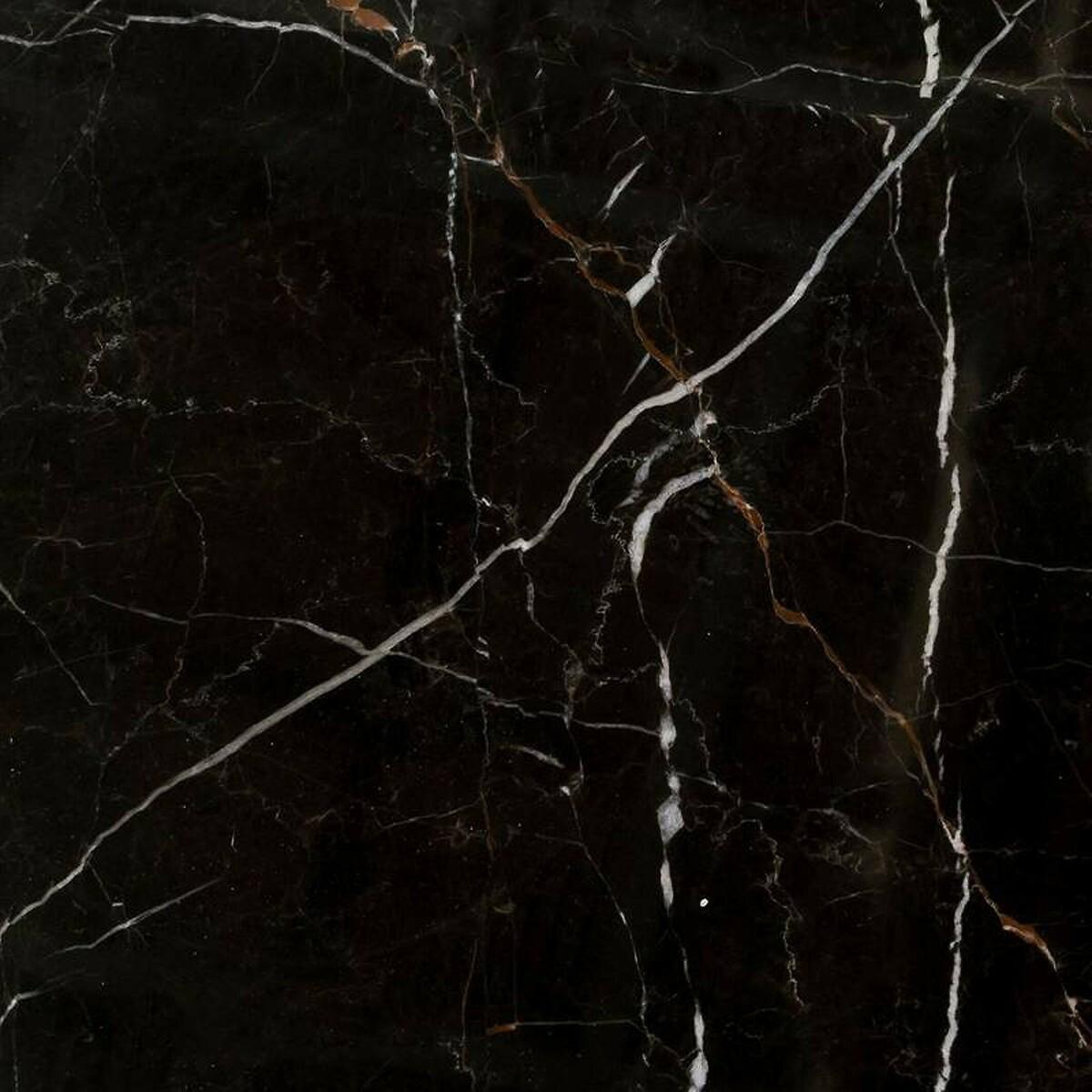 Set of 2 Mahaut Marble & Metal Side Tables – image 4