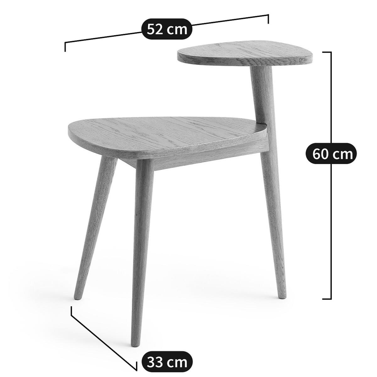 Quilda Vintage-Style Two-Tier Side Table – image 5