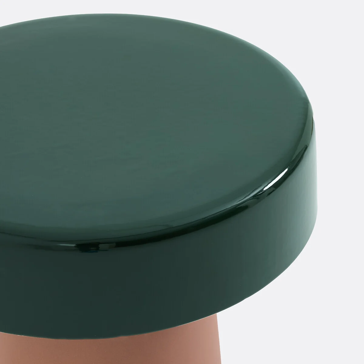 Jimna Ceramic Matte/High Shine Lacquered Side Table – image 3