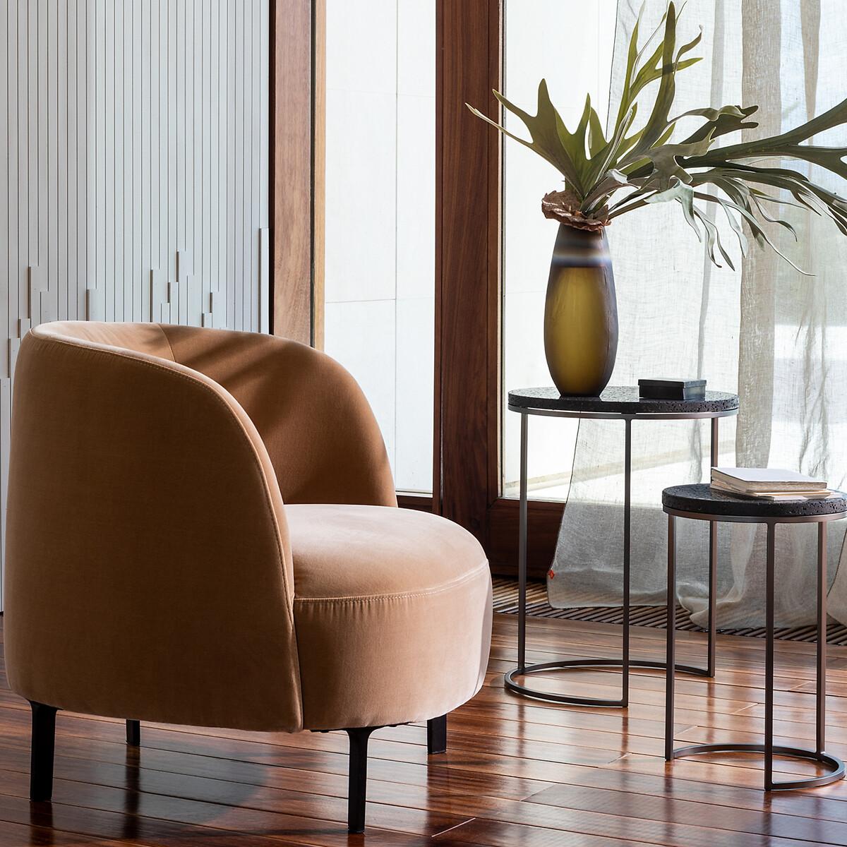 Set of 2 Anaximène Lava Stone Side Tables – image 5